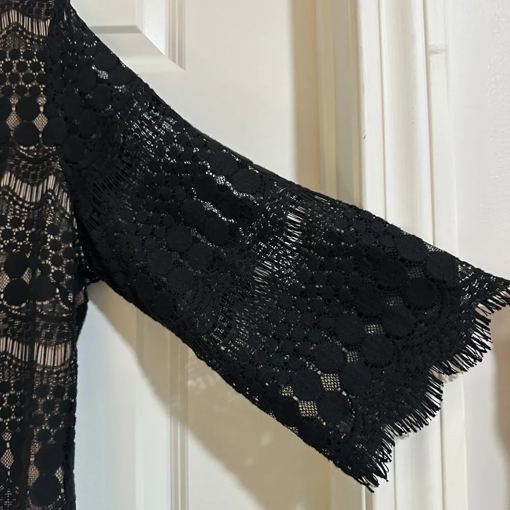 Jessica Howard Black Lace Cocktail Dress - Size 16 - NWOT - Picture 6 of 14